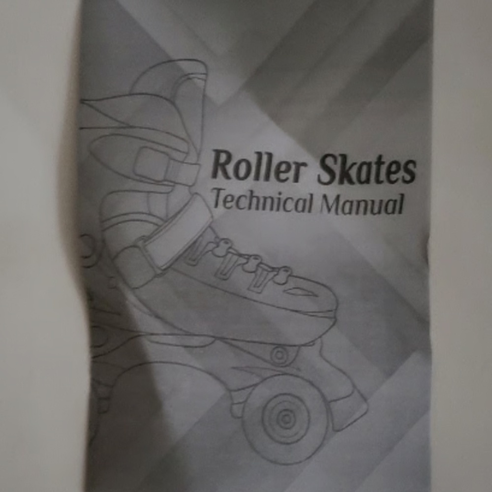 NIB Scale Sports Girls Adjustable Roller Skates Pink White Black Size 4-6 - Picture 8 of 8